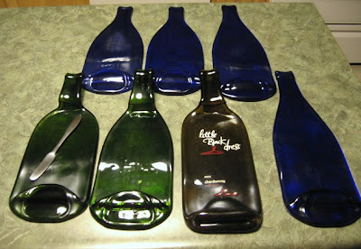 Slump Wine Bottles