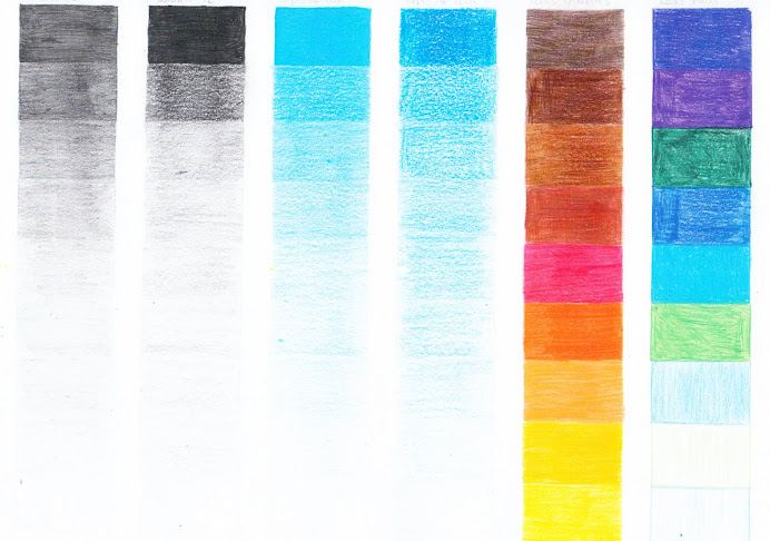 Exercício de Gradação Claro-Escuro / Degradê