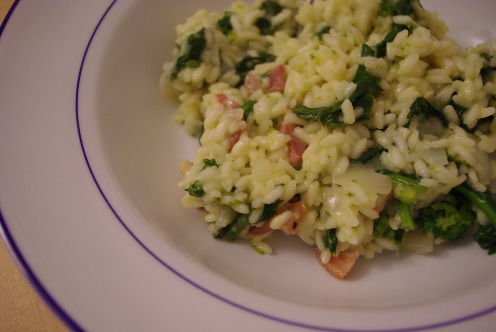 La Piccina Cucina Risotto with Broccoli Rabe and Pancetta