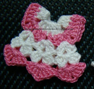 mini vestido de croche lembrancinha