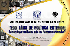 XVII FORO NACIONAL DE POLÍTICA EXTERIOR / FCPyS