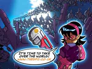 Robot Girl, from DFC Comic - launching May 2008