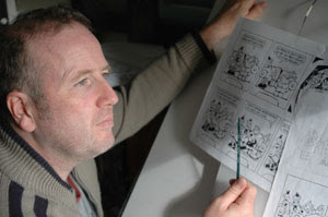 Cartoonist Steve English