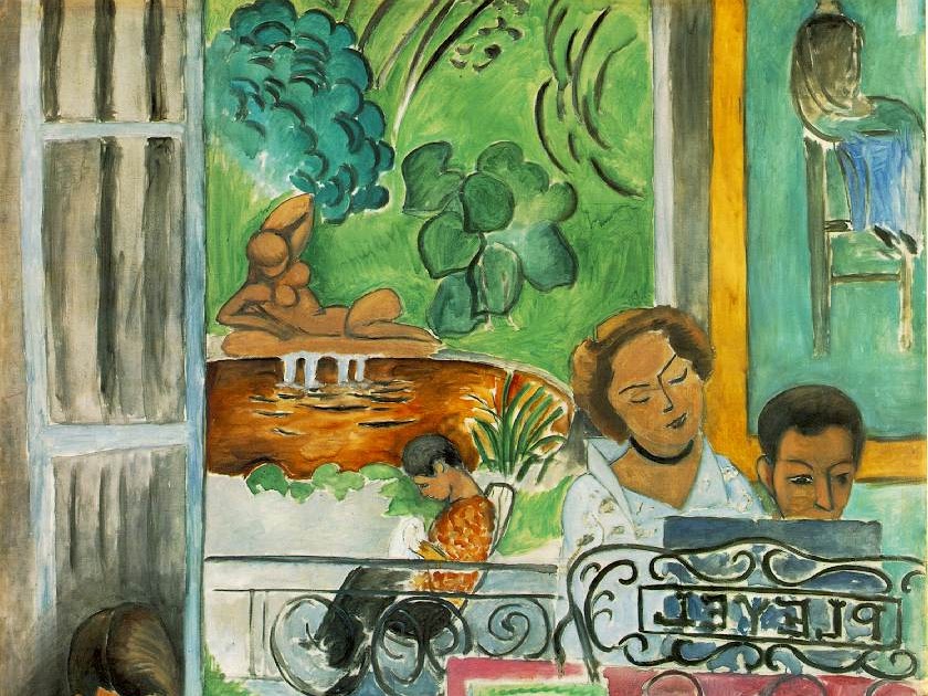 Life = Art &quot;The Music Lesson&quot; by Matisse