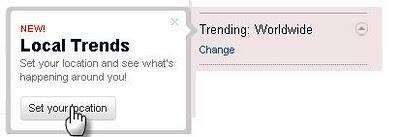 Twitter Local trends