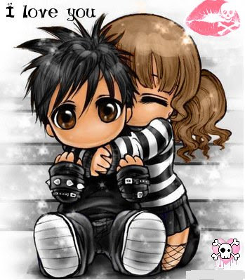 Emo Love Cartoons Pictures. emo love cartoons images.