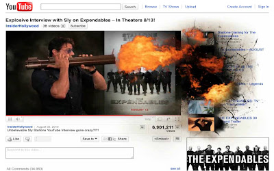 Expendables exploding YouTube channel