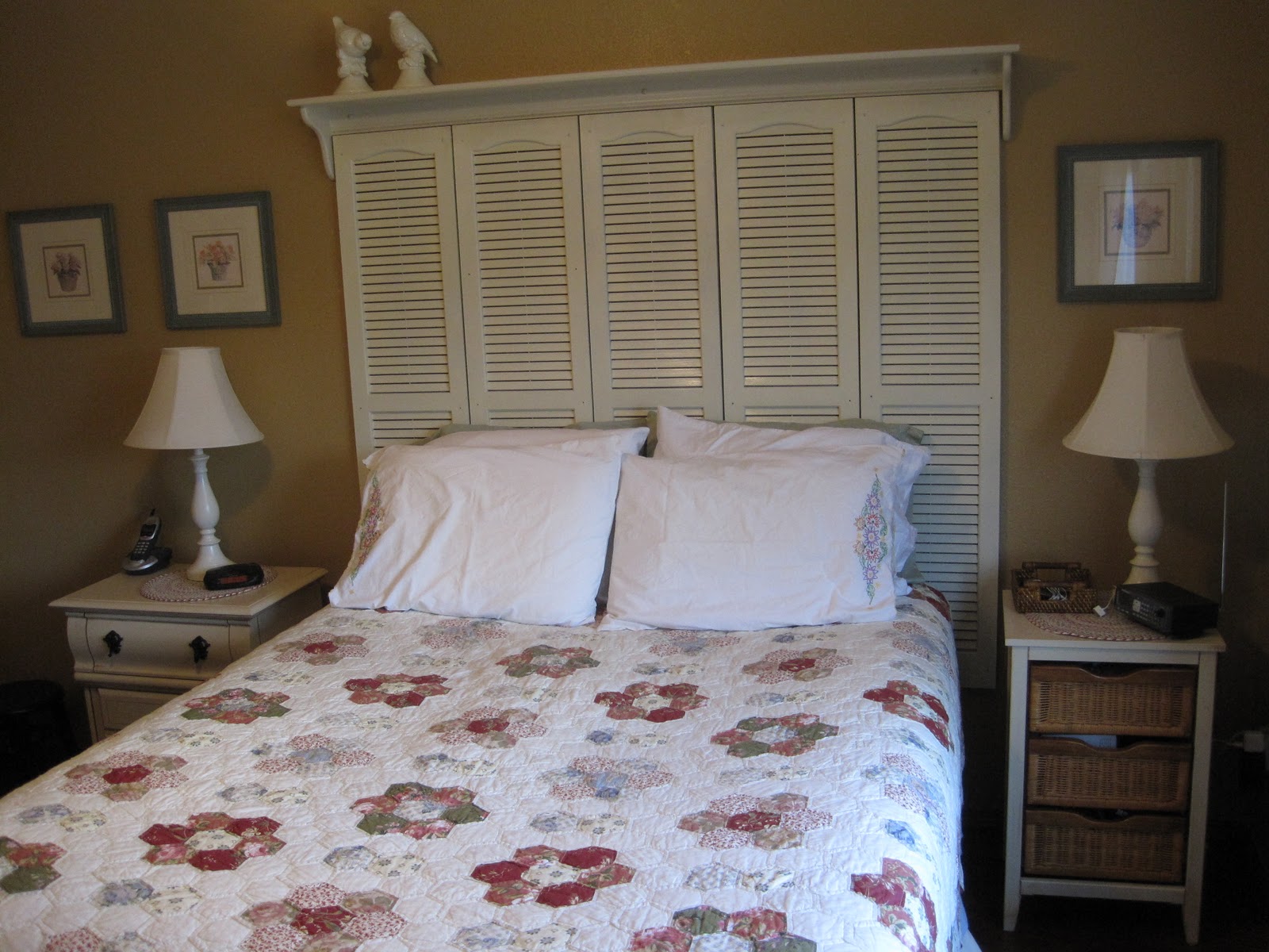 Diy Shutter Headboard