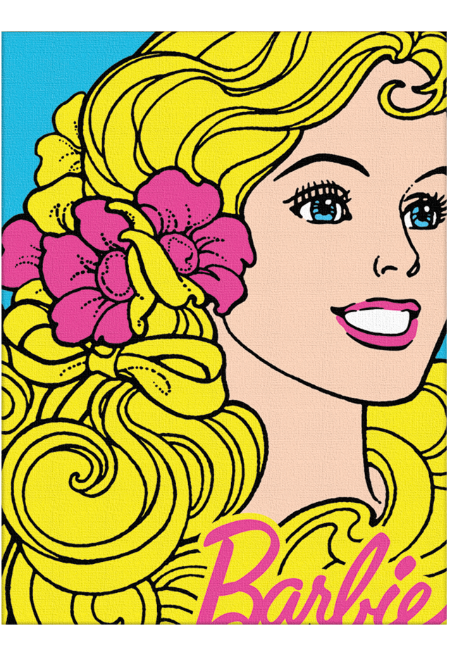 pop art barbie