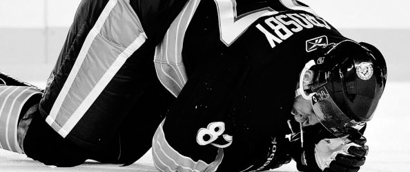 Center Sidney Crosby has