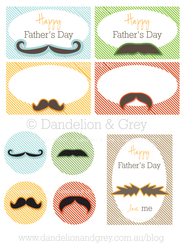 Moustache Party Printables Chic Mother & Baby Blog {daily}