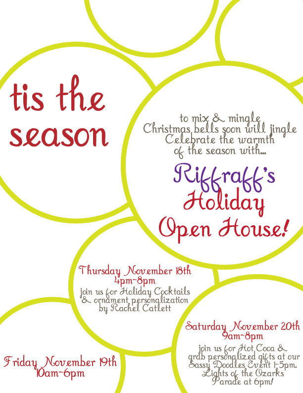 Open House Invitations Template