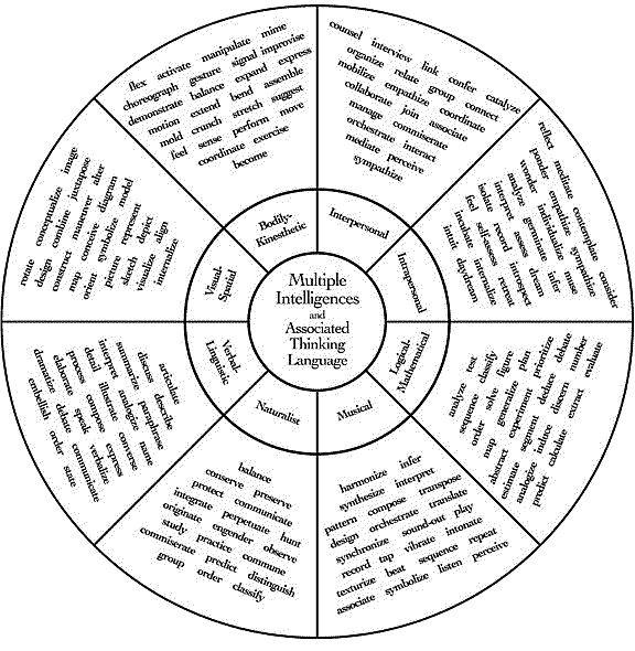 tHink...thRive...abOUnd: MULTIPLE INTELLIGENCES