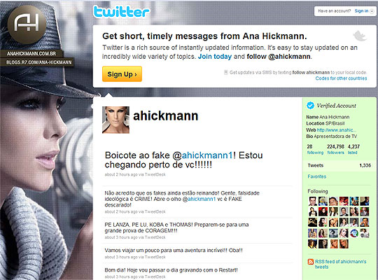 Apresentadora ana hickmann