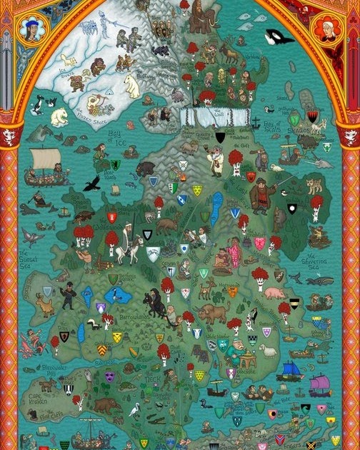 The Wertzone Another great map of Westeros