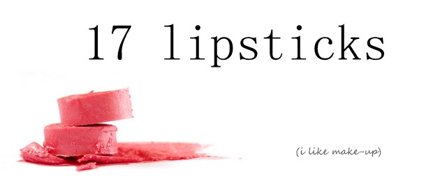 17 lipsticks