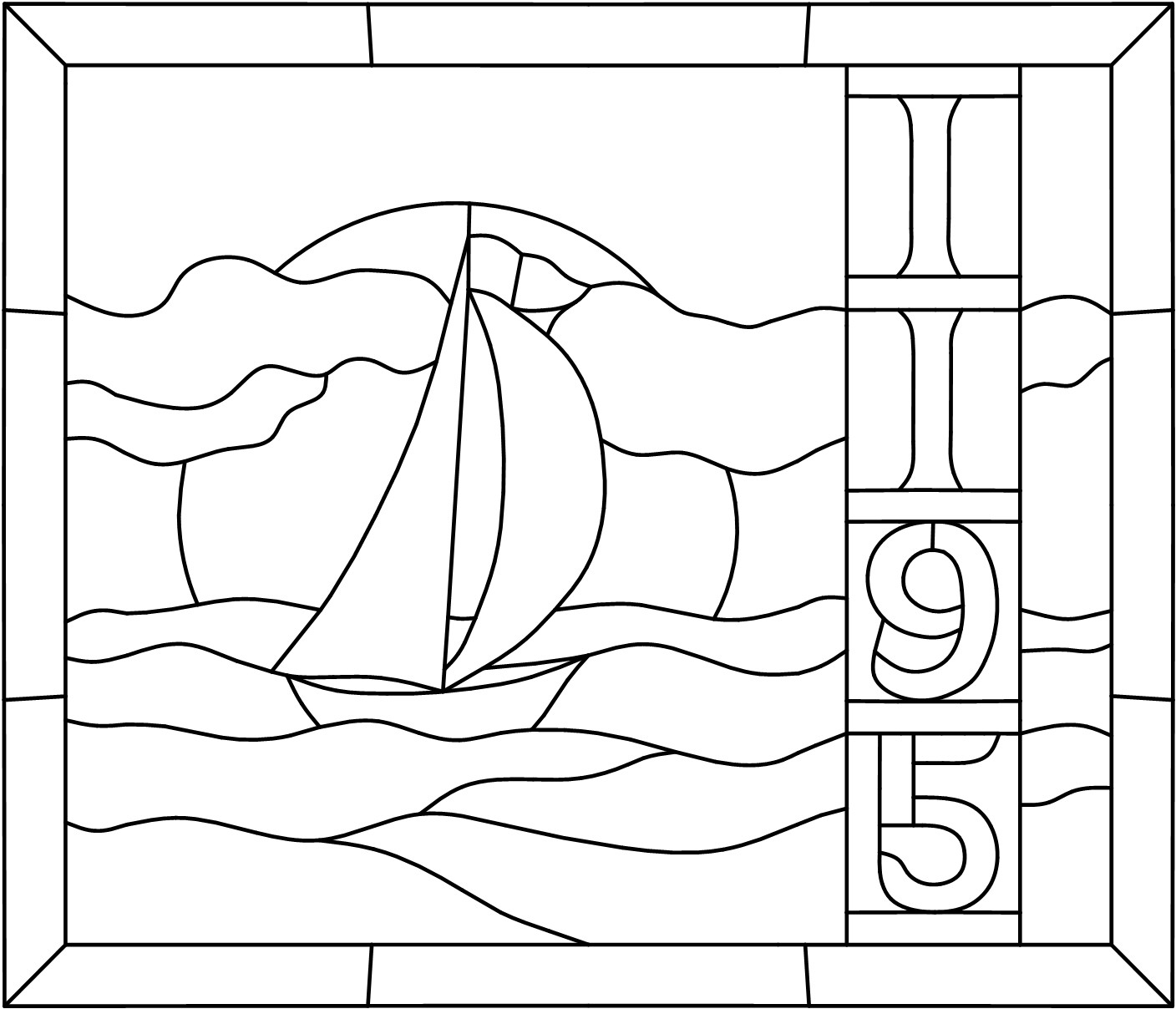 Vintage Style Stained Glass Baltimore/Washington DC More Patterns