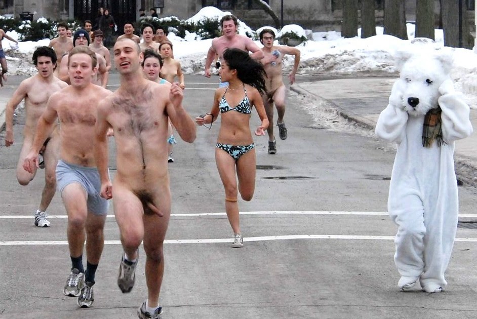 Naked Run Men.