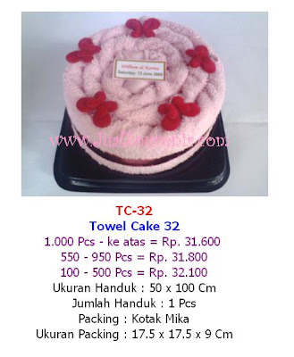 towel cake souvenir