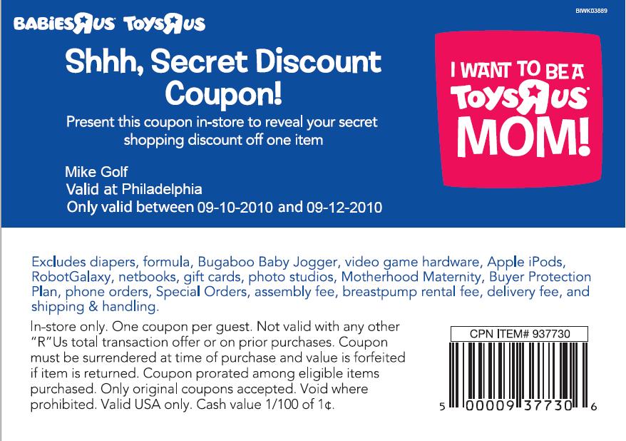 toys r us printable coupons april 2011. We will give you Babies R Us