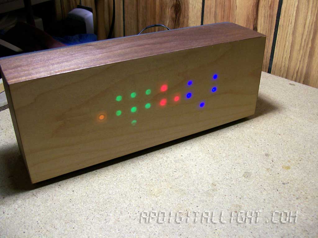 AP Digital light Wood block LED clock (part 2)