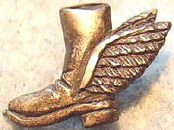 Winged Boot Patch