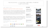 minima+advanced Free Blogger Templates Collection