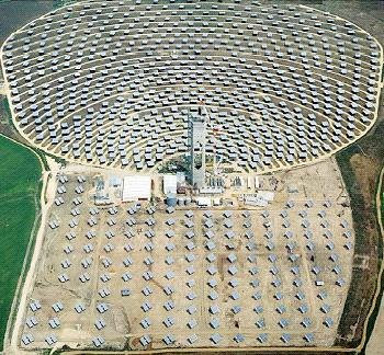 كحطات الطاقة الشمسية الحرارية لتحلية المياه  Solar+station