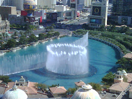 Pic of beligio fountain from my room at Ceasers