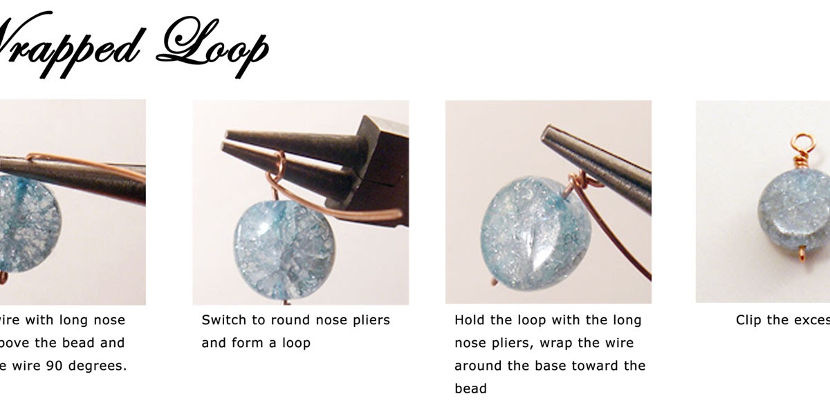 LuxeOrnaments Basic Wire Skills for Jewelry Making Part 4 Wrapped Loops