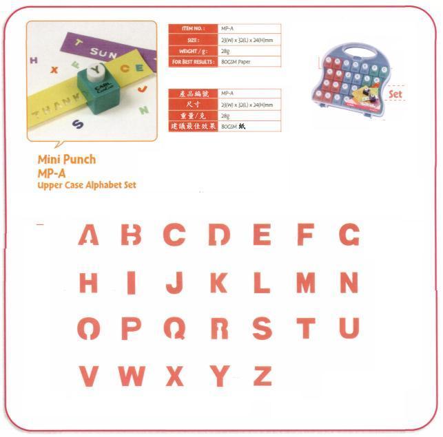 Christie Craft Idea with the Alphabet Punch