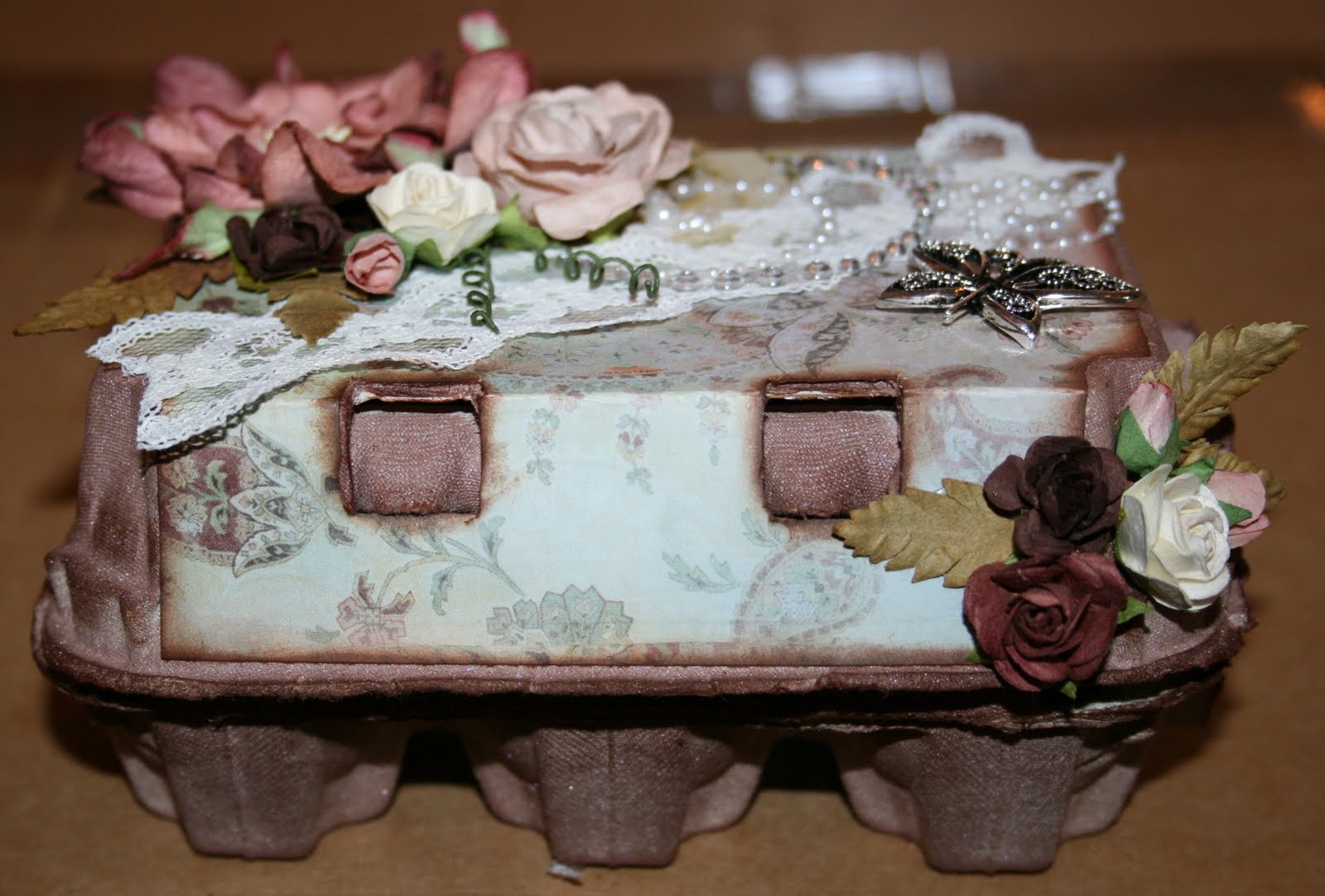 My corner Decorated Egg Carton