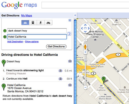 Google Map Song Lyrics