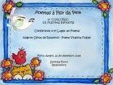 Premio da Poemas a Flor da Pele