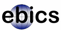 Logo ebics etebac transmission données bancaires communication informatiques transferts  banques entreprises logiciels tresorerie entreprises réseaux lignes