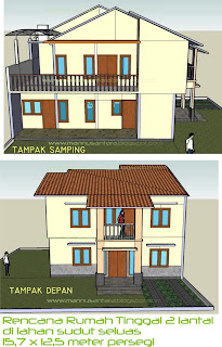 ManNusantara Design Indonesia: Desain Bangunan Rumah Tinggal 2 Lantai