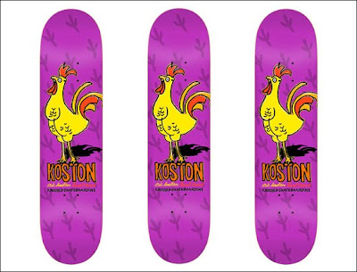 Krooked Skateboards Koston Guest Skateboard Deck
