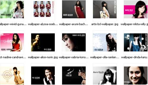 wallpaper artis indonesia