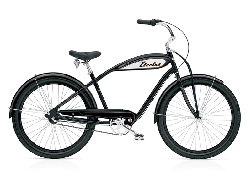 blue beach cruiser bike