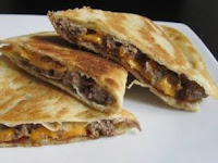 Bacon Cheeseburger Quesadillas