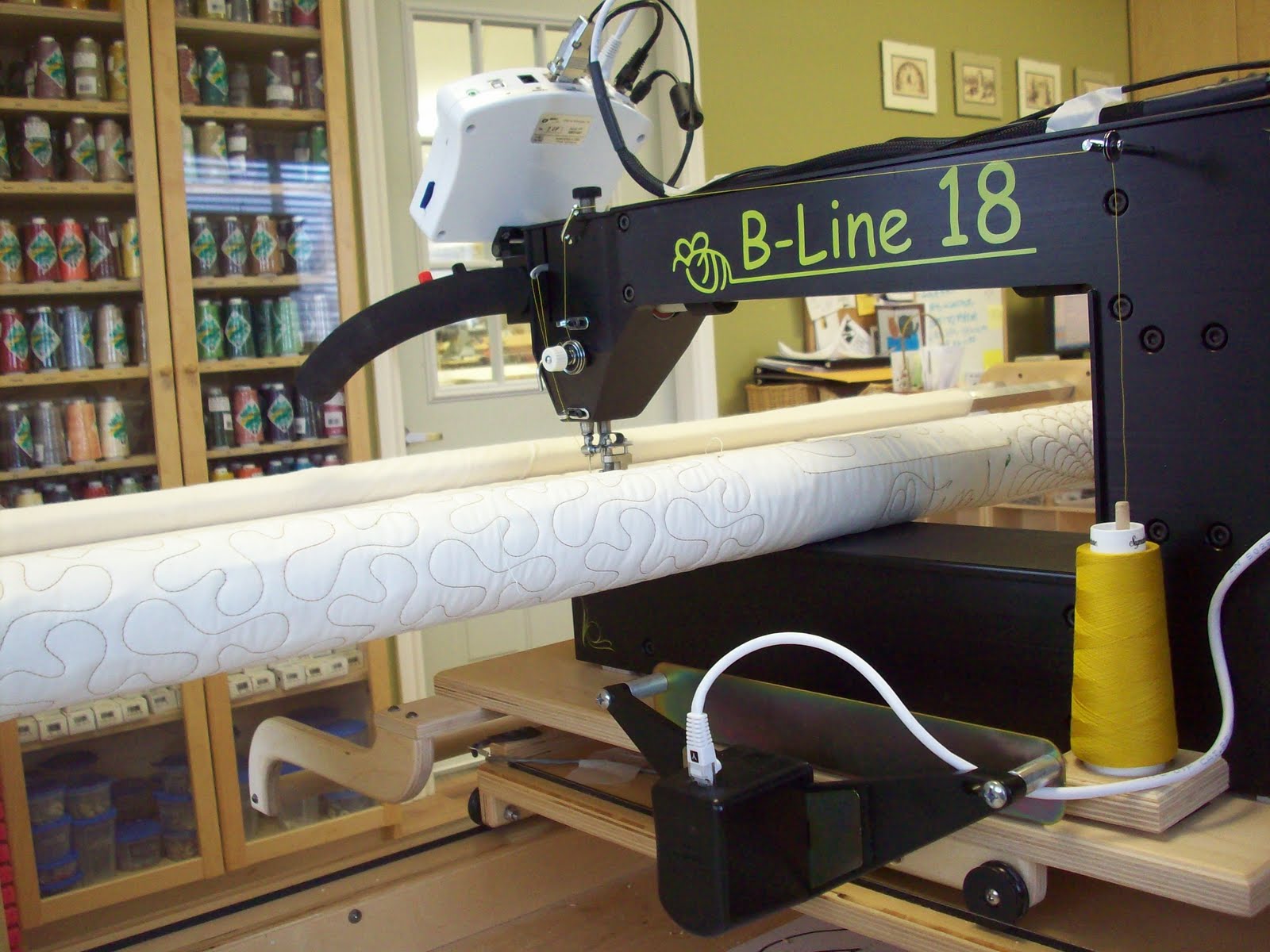 QBOT BLine Quilting Frame and Quilting Machines