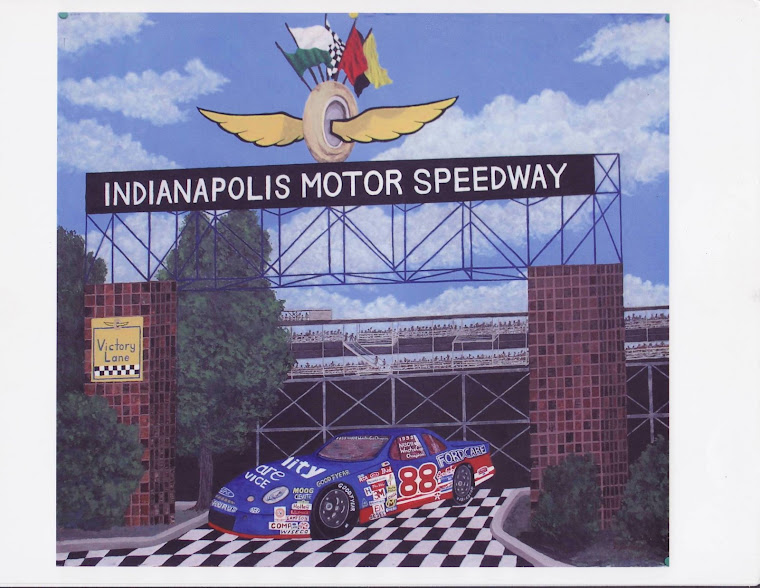 "Victory Lane"  33" x 33"  Sept. 06