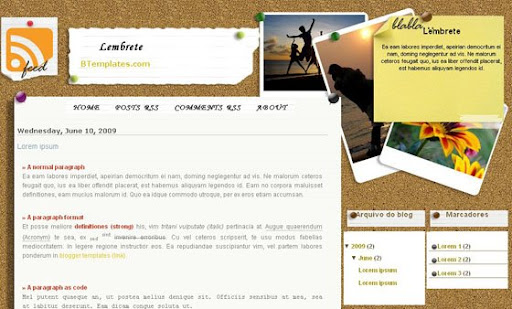 Free blogspot template