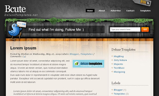 Free blogspot template