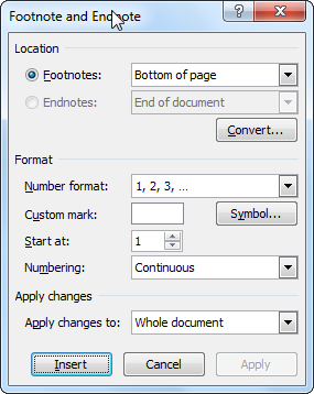 Tạo footnotes