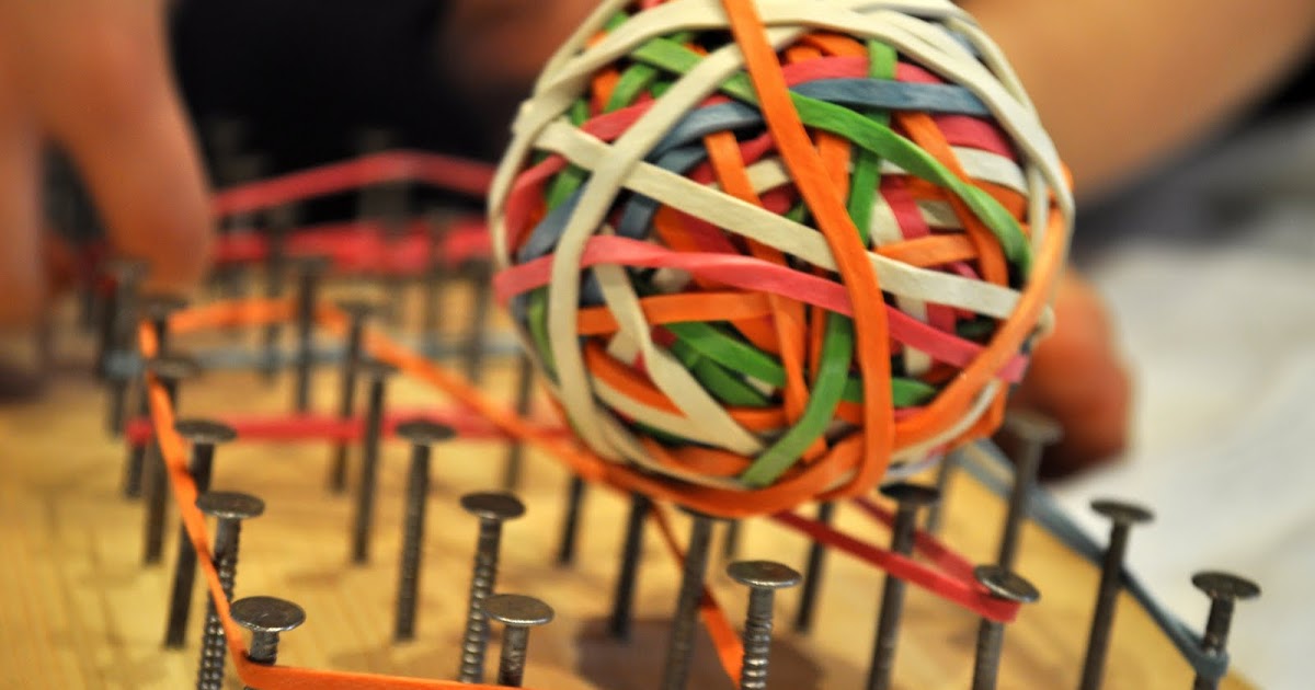 brown bobbin DIY nail board