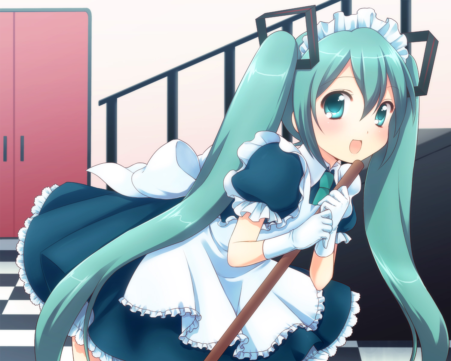 Mi ángel guardian 13+hatsune_miku+maid+vocaloid