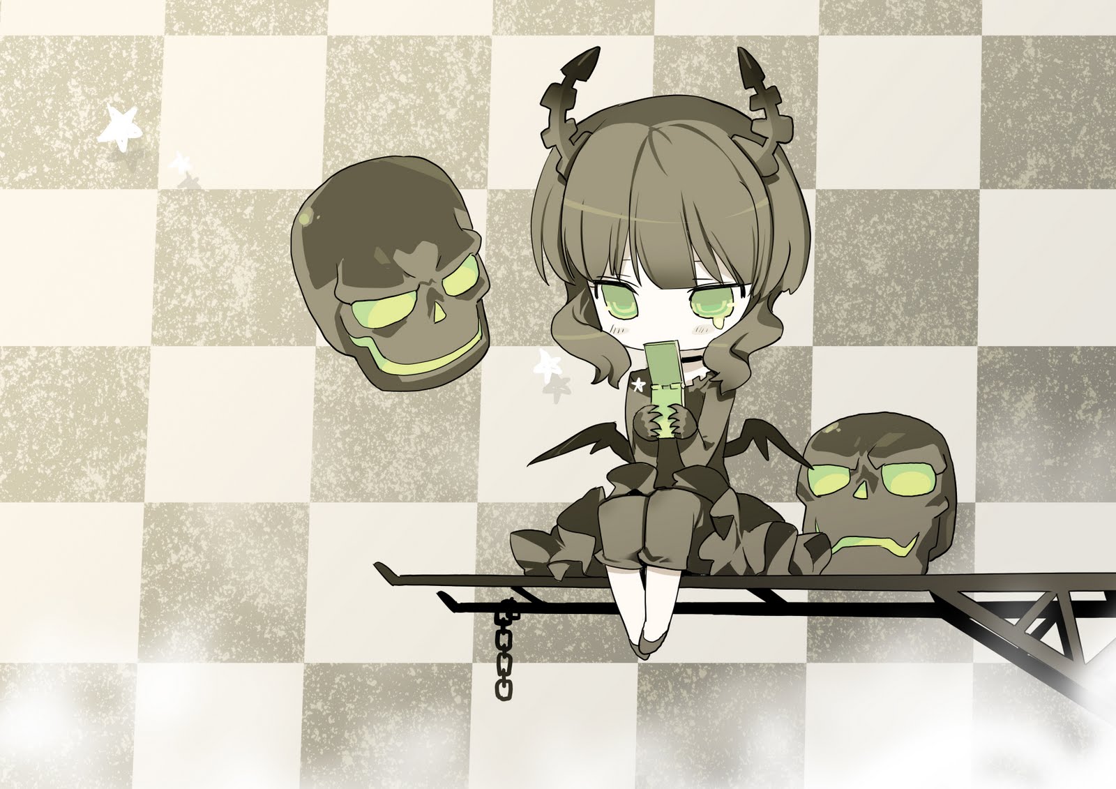 http://2.bp.blogspot.com/_TM0Qm0a6wgE/TG2voT6JvoI/AAAAAAAAErA/Yn2kXuqeZMM/s1600/black_rock_shooter+blush+chibi+green+green_eyes+phone+stars+takanashi_yomi.jpg