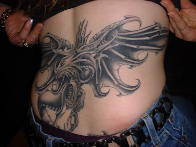 Asian dragon tattoo designs on back 2010