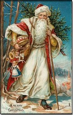 old fashioned santa